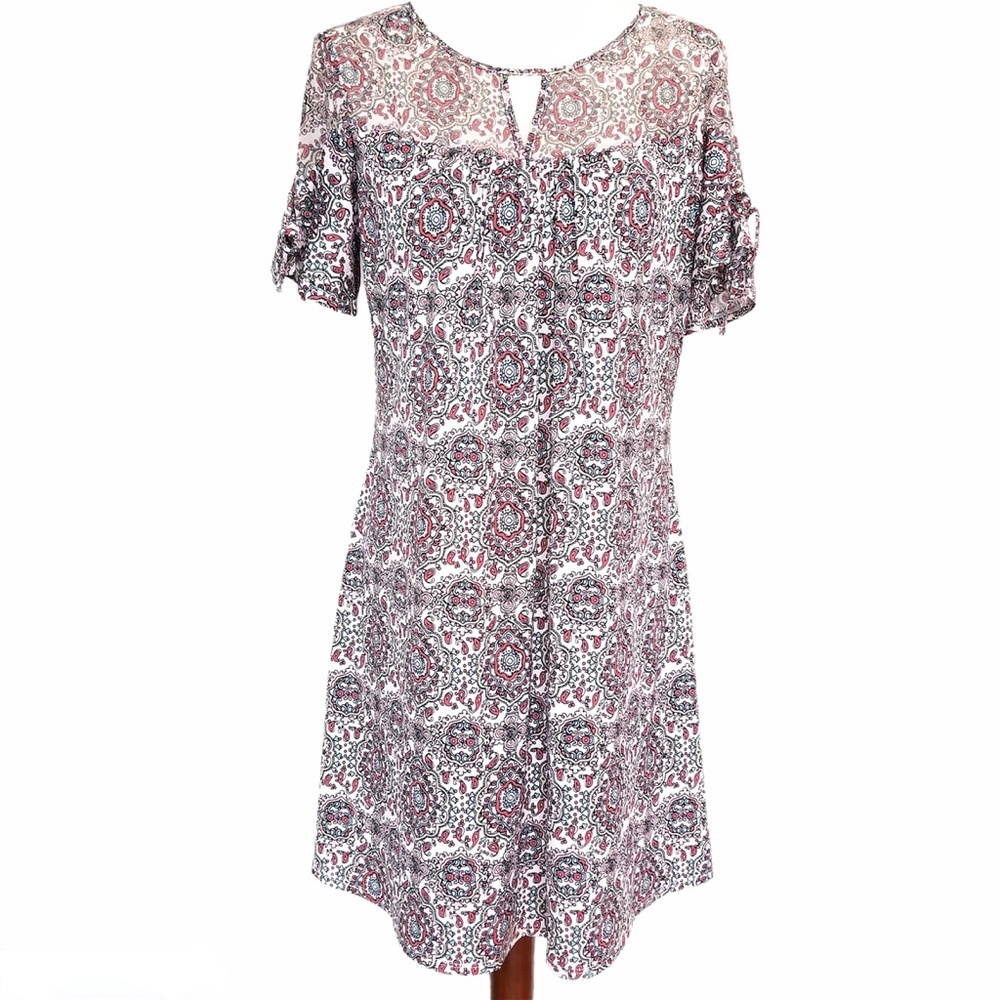Per Seption Concept Paisley Boho Shift Dress